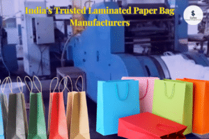 Wholesale laminated paper bags by Safire Print Pack – durable, eco-friendly packaging for retail and bulk use